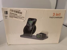 3 in 1 FAST CHARGER Cell Phone IPhone Smart Watch Ear Phones NEW