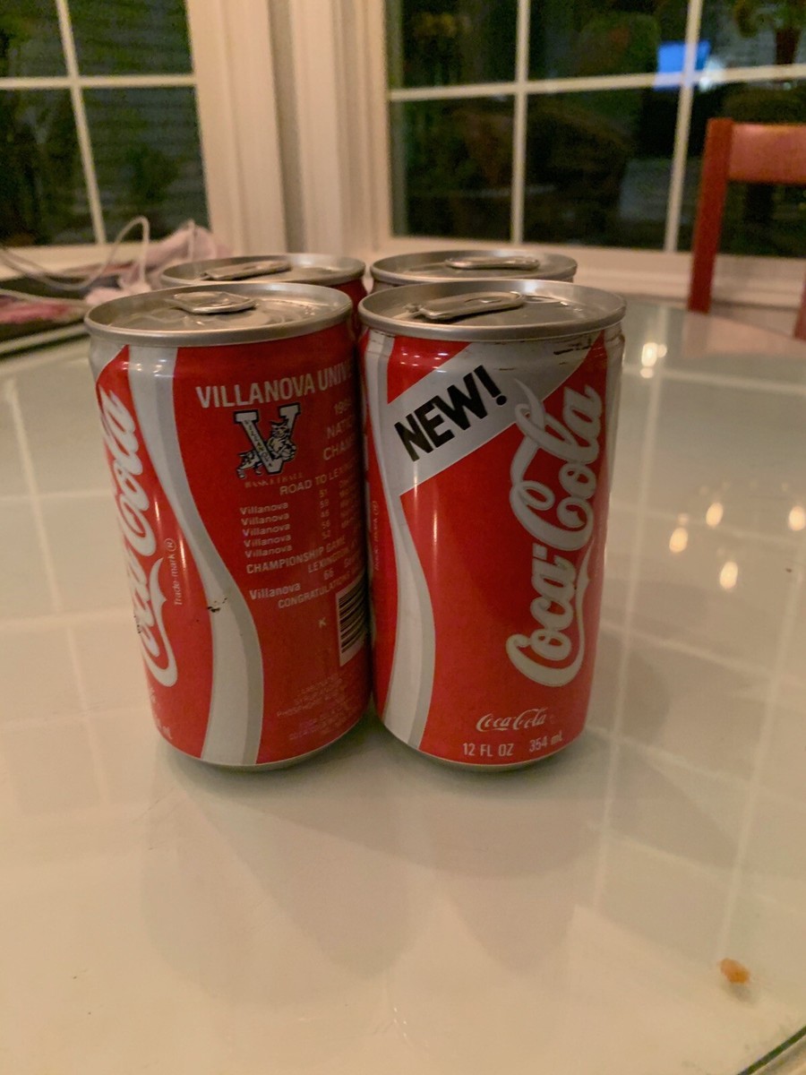 Vintage 1985 NEW Coke Can Factory Sealed Villanova Championship