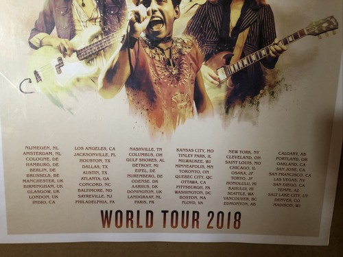 Greta Van Fleet 2018 World Tour poster 24” X 18” - Picture 3 of 3