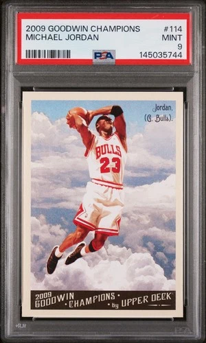 2009 Upper Deck Goodwin Champions Michael Jordan #114 PSA 9