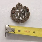 BRITISH MILITARY CAP BADGES, RAF, Royal Air Force Brass Cap Badge, WW2