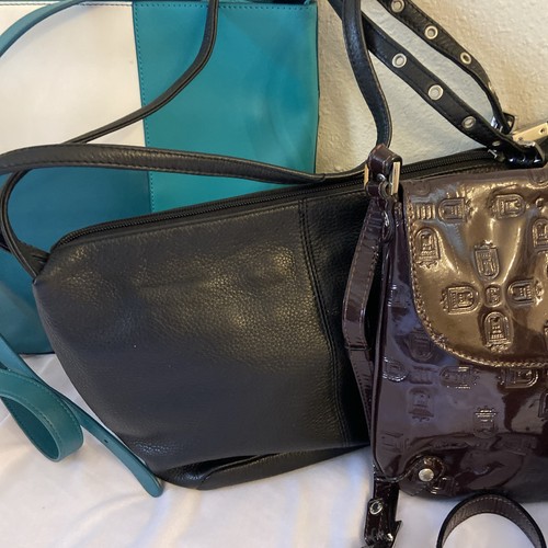 4 Geldbörsen Vera Bradley, The Sak Stone Mountain Ken, türkis/schwarz/braun Leder - Bild 3 von 22