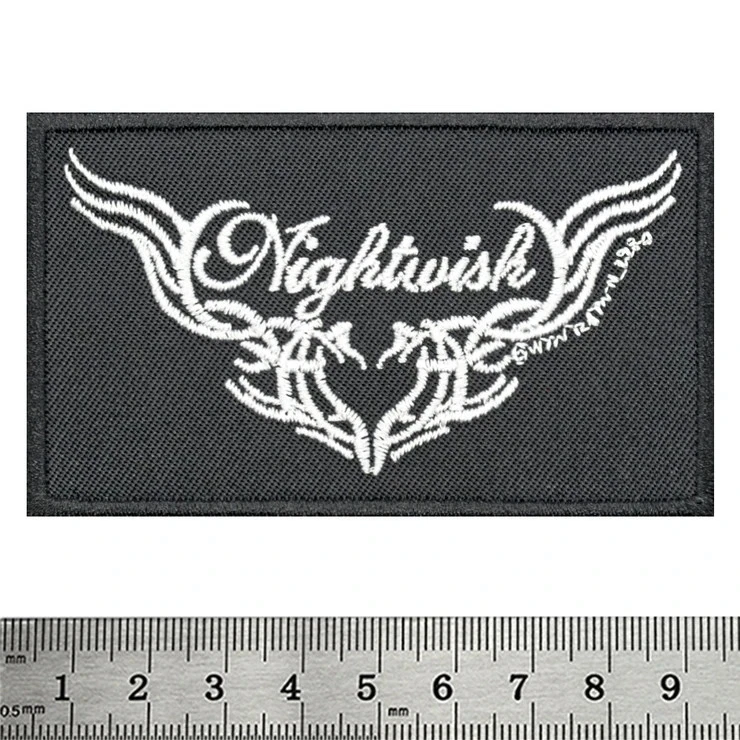Death Band Logo Large Embroidered Sew-On Back Patch for Jacket Vest