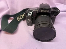 Canon EOS Elan 35mm FILM SLR Analog Camera W/Tamron 28-200 AF Lens!