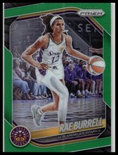 2025 Panini Prizm WNBA #25 Rae Burrell Green Prizms