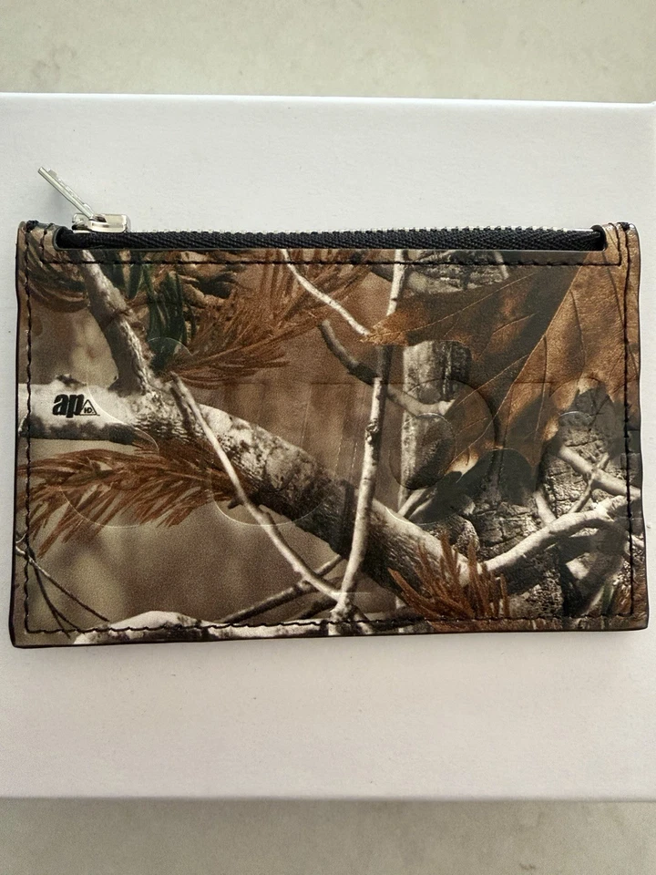 Supreme FW25 Leather Zip Card Holder Realtree AP Camo Logo New IN HAND - Image 2 of 4