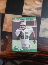 1990 NFL Pro Set Prospect ROOKIE Fred Barnett Card #746 - Philadelphia Eagles 