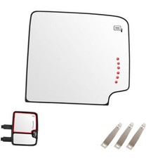 Passenger Side Heated Mirror Passenger Side Upper Mirror Glass Right Side 