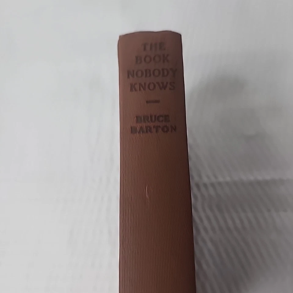The Book Nobody Knows Bruce Barton Vintage 1926 Foto 4 de 4