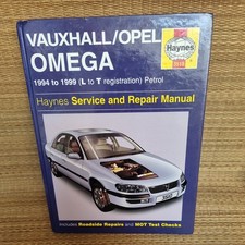 Vauxhall Opel Omega Haynes Manual 1994 to 1999 (L to T reg) Petrol Saloon Estate