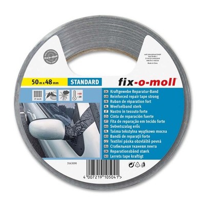 Reparaturband fix-o-moll Standard silber 50m x 48mm