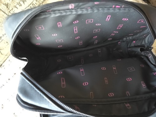 Christian Dior Borsa Trucco Cosmetico Backstage con Fessure Pennello, Nero Doppia Zip - Foto 5 di 5