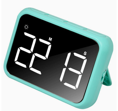 Eieruhr Digital Magnetisch Küchentimer Großes LED Display Kurzzeitwecker Stumm