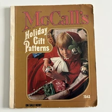Vintage McCalls Holiday Store Sewing Barbie Doll Pattern Book 1960's Catalog