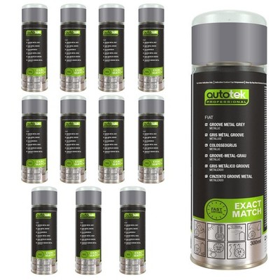 Autotek Fiat Nut Metall grau 300 ml exakt passend schnelltrocknend Profi x12