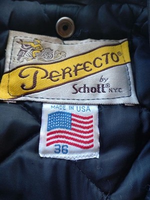 SCHOTT 618 Riders Jacket Double Riders Leather Jacket 90s Size 36