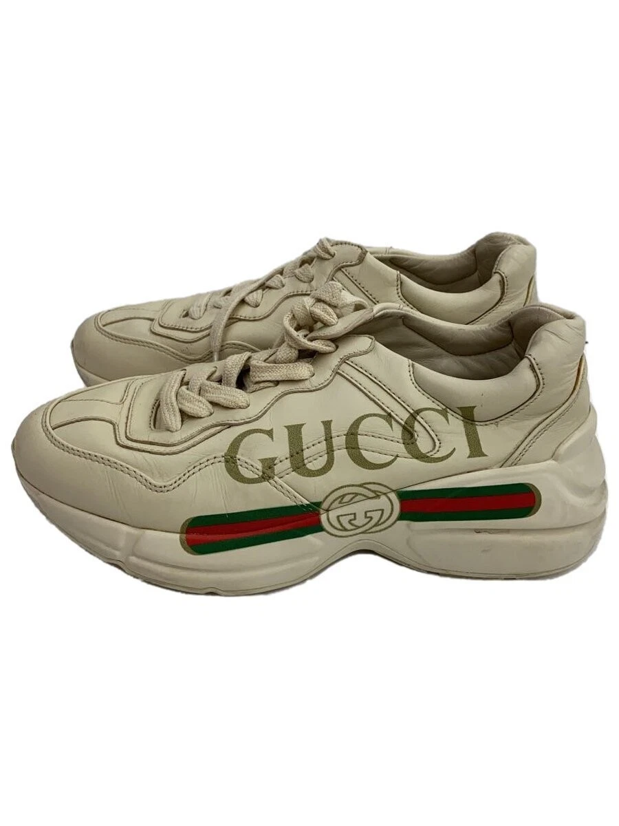Baskets basses Gucci cuir crème pointure 27 cm