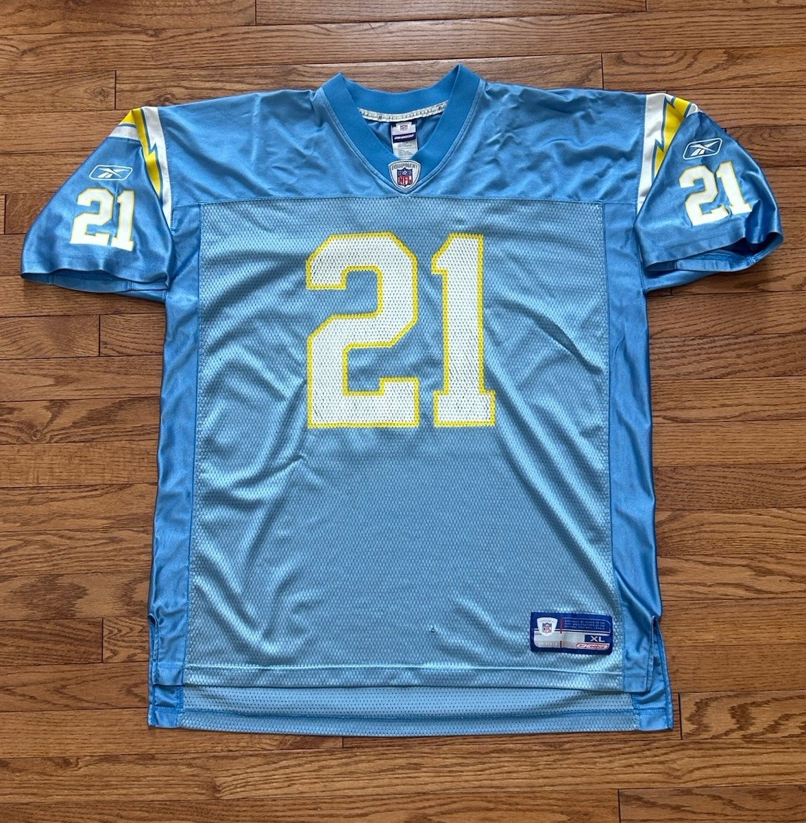 Vintage Authentic NFL Reebok LaDanian Tomlinson Chargers Blue Jersey Men’s  XL