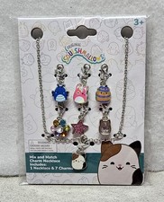 Original Squishmallows Mix and Match Charm Necklace, Ages 3 /New