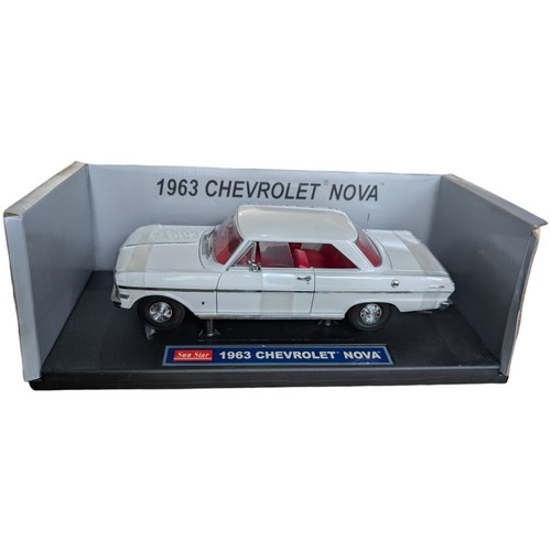 Vintage Sun Star Chevrolet Nova 1963 1:18 Scale Die Cast - Picture 16 of 20
