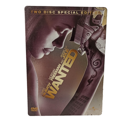 Wanted Special Edt. Steelbook DVD Action Assassins Chase Crime Region 4 VGC