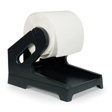 Jadens Dual Function Label Holder For Rolls And Fanfold Stacks Black