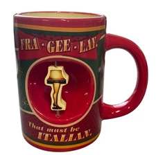 A Christmas Story Spinner Leg Lamp Mug  “Fra-Gee-Lay”