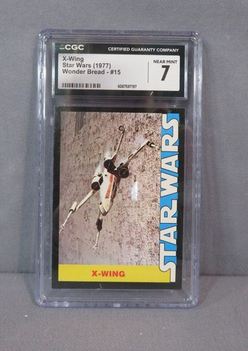 1977 Wonder Bread Star Wars #15 X-Wing — CGC 7