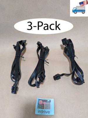 3x PowerSpec  Modular 2x SATA 1x Molex Cable for PS650GSM/PS650BSM/PS750BSM PSU