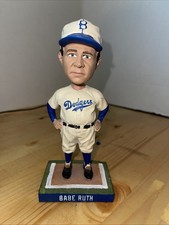 SUPER RARE VINTAGE BABE RUTH BOBBLEHEAD BROOKLYN DODGERS No Box