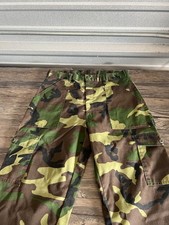 Gung Ho Vintage Cargo Pants Men 32x32 Green Woodland Camo Cotton Made in USA