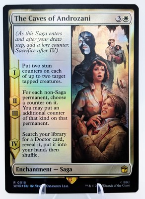 The Caves of Androzani (FOIL) MTG WHO | Saga Counters Doctor Tutor Rare | NEW NM