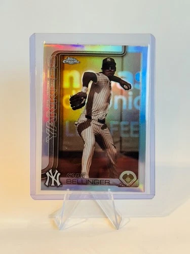 2025 Topps Chrome Baseball - Cody Bellinger #83 - Sepia Refractor - Yankees
