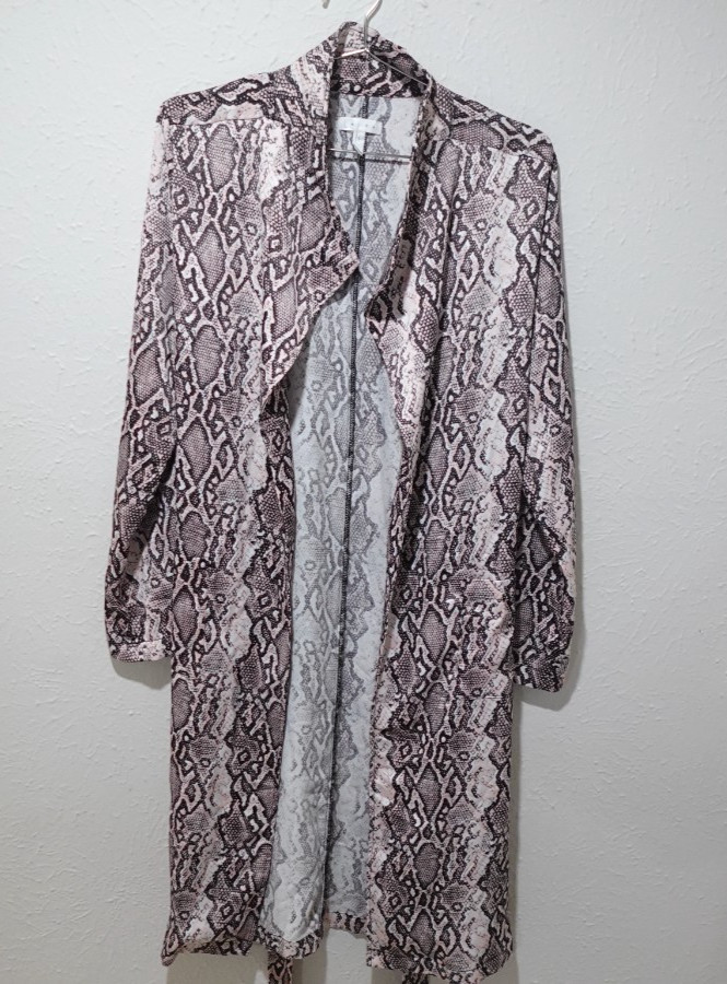 Leith python lightweight jacket/ duster  size S - image 1