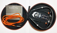 Jabra Evolve 75e GN MS Wireless Bluetooth In-Ear Headphones w/ Case For Parts