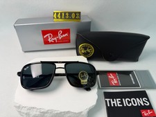 Ray-Ban RB4413 Sunglasses Black Frame Black Lens