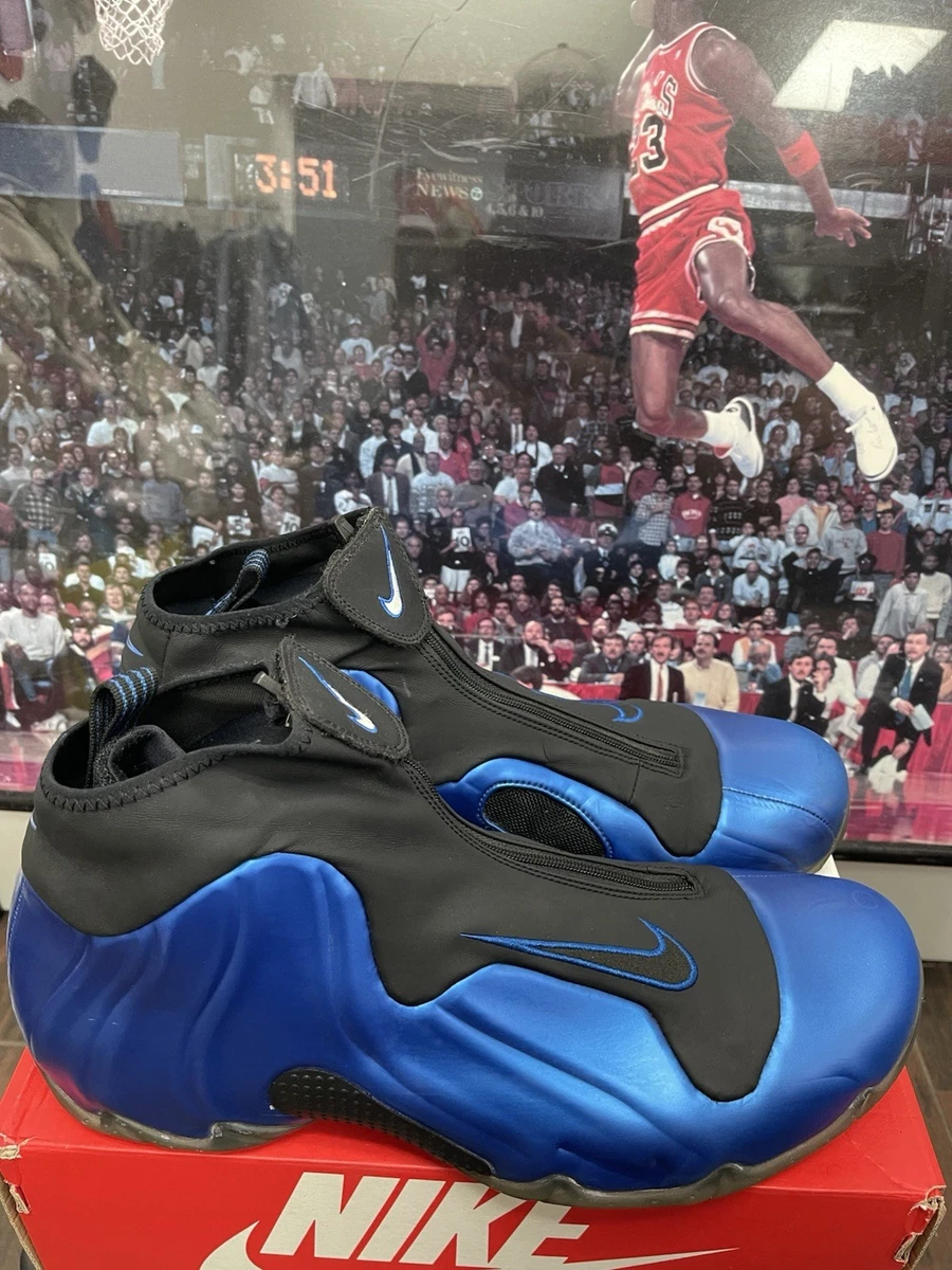 Nike Air Flightposite One 10 ダークネオンロイヤル Nike Flightposite 'Dark Neon Royal & Black' Release Date. Nike SNKRS