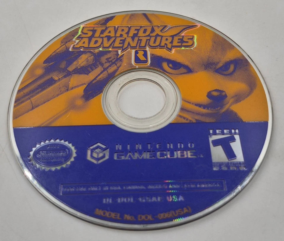 STAR FOX ADVENTURES NINTENDO GAMECUBE VIDEO GAME DISC ONLY CUBE STARFOX RARE - Image 2 of 4