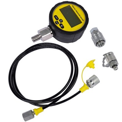 304 Stainless Steel Pressure Gauge 0-700BAR/10000PSI / 70MPa 3V for Excavators