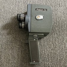 Vintage Lumicon 8 III Regular 8mm Cine Movie Camera 3 Lenses with Pistol Handle