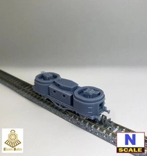 1/160 N-Scale German R Wagon Drilling /w wheels couplers resin kit