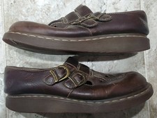 VINTAGE RARE MODEL 1990'S DOC MARTENS MARY JANE T-STRAP SHOES WOMEN'S SIZE US8
