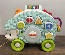 Fisher Price Linkimals HAPPY SHAPES HEDGEHOG Pull Toy Lights Music 2018 Works F