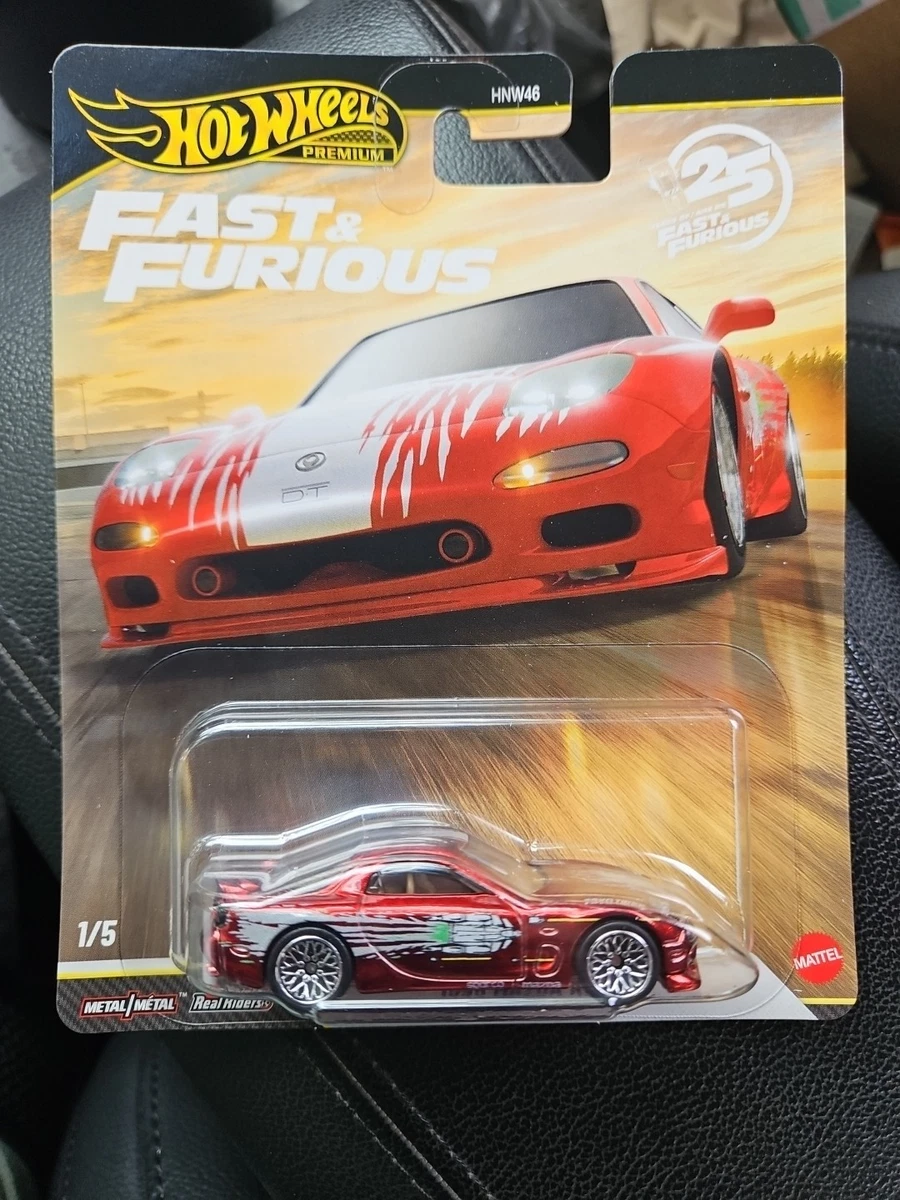 ◆未開封◆Fast＆Furious 1:64 1995 Mazda RX-7 1995 MAZDA RX-7 ORANGE & HAN FIGURE 