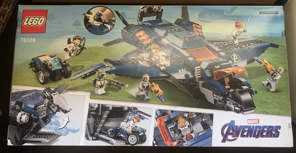 LEGO Marvel Avengers Ultimate Quinjet (76126) Nuevo Precintado - Retirado Foto 2 de 4