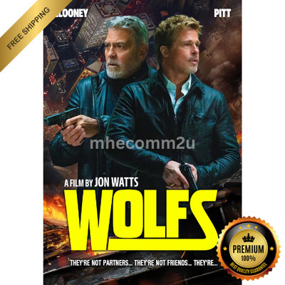 Wolfs 2024 DVD Action Movie Full HD Audio English Sub All Region