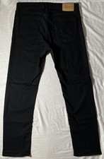 Men  s Calvin Klein Jeans 34x32 slim straight Black FREE SHIPPING 