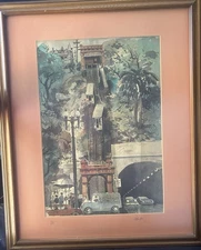 Jake Lee “Angel’s Flight” Print - Frame signed by Jake Lee.