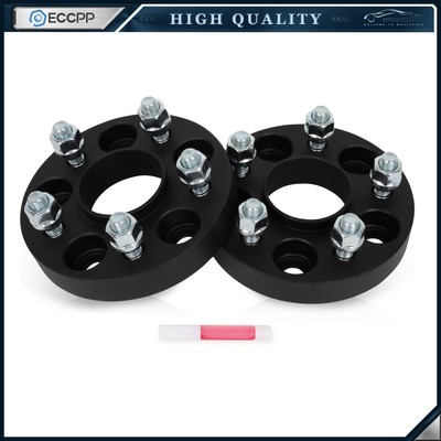 Pair 1 inch Hub Centric Wheel Spacers 5x108 For Ford Focus Escape Fusion C-Max