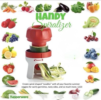 Brand NEW Tupperware Handy Spiralizer Vegetable Zucchini Spaghetti Maker